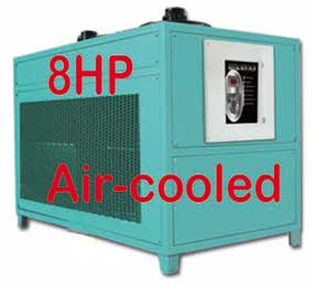 8hp water chiller-air cooled